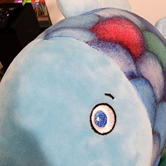 Kids Children's Book Rainbow Fish Plush Stuffed Animal Toy NEW - Picture 8 of 15